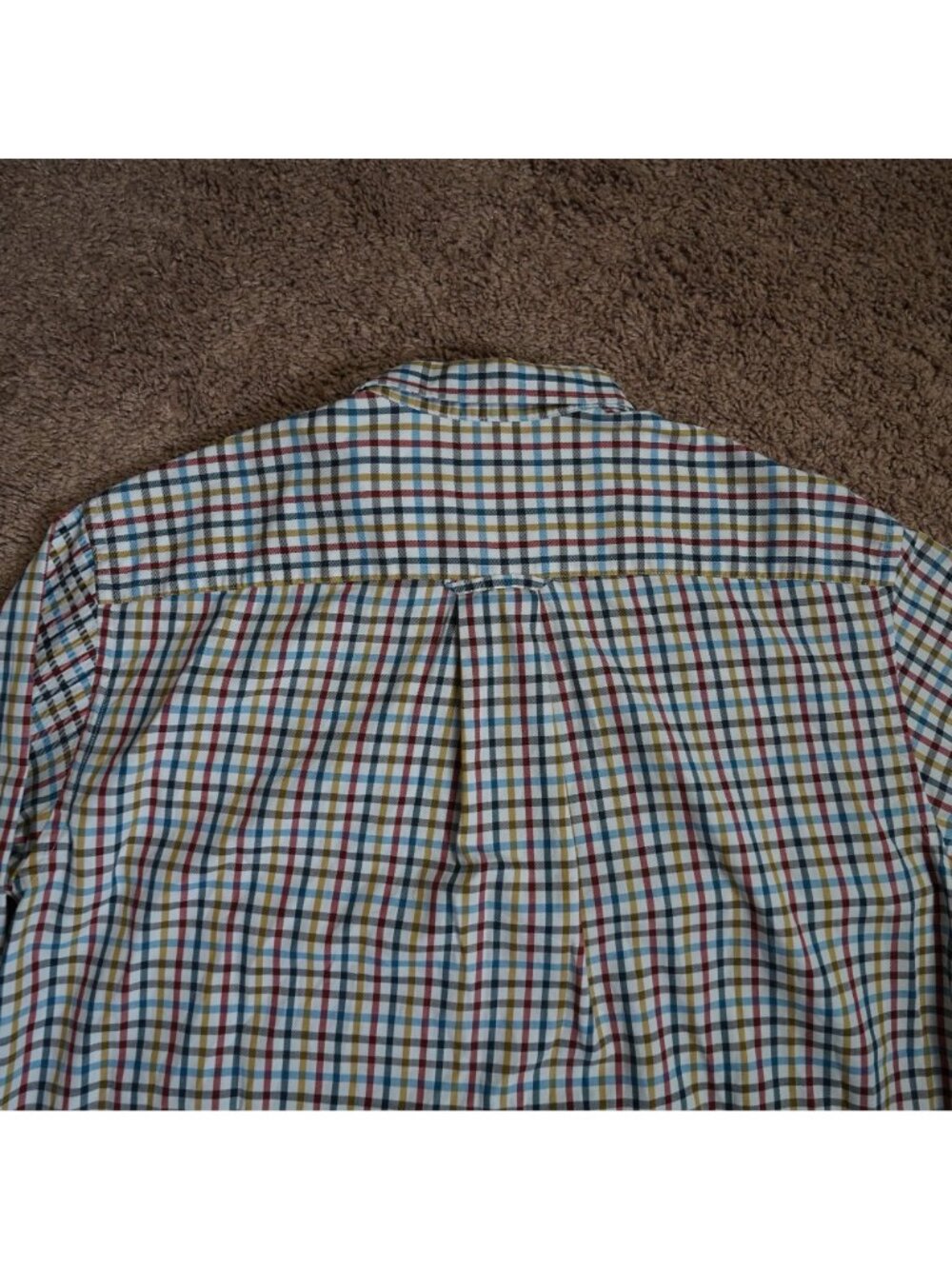 Orvis Button Up Shirt Mens Large Multicolor Plaid Classic Long Sleeve Cotton - Picture 9 of 9